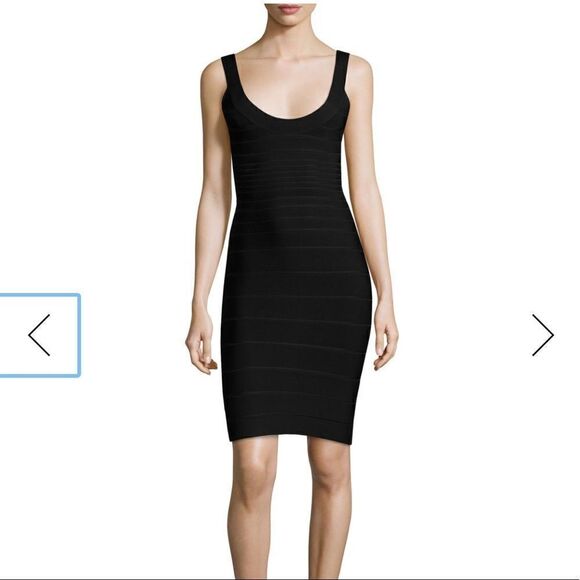 Herve Leger Black Dress - Picture 1 of 7